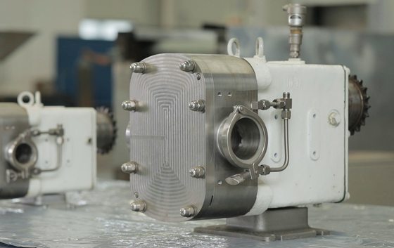 Abrasive Chemicals Rotary Lobe Pump SMS Sanitary Lobe Pump